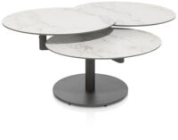 Pete, table basse pivotante - 100 x 100 cm - Image 3