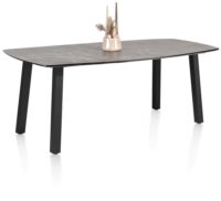 Palace, bartafel 180 x 110 cm - 4-poten (hoogte: 92 cm) - Lichtgrijs - Afbeelding 2