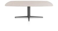 Saluti, TABLE OVAAL 210 X 105 CM. - CENTRALE POOT - GRAPHIET - Light sand