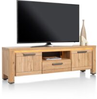 Delmonte, lowboard 170 cm - 2-deuren + 1-lade + 1-niche (LED + dimmer) - Afbeelding 2