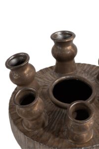 Golden Tulip vaas H39cm - Goud - Afbeelding 3