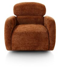 Ostia, draaifauteuil stof Derby - koper