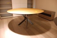 SOLDEN EETTAFEL ROND EIKEN FINEER LEUVEN