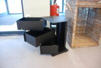 SOLDEN BIJZETTAFEL ZWART METAAL