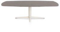 Saluti, TABLE OVAAL 240 X 110 CM. - CENTRALE POOT - CRÈME - Lava