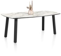 Palace, bartafel 180 x 110 cm - 4-poten (hoogte: 92 cm) - wit - Afbeelding 2