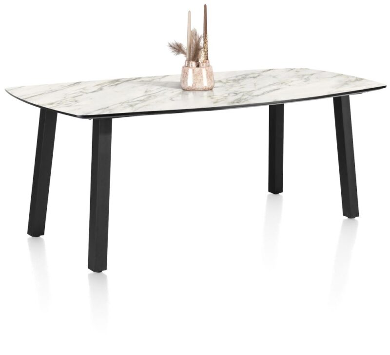 Palace, Bartafel 180 X 110 Cm - 4-Poten (Hoogte: 92 Cm) - Wit - Afbeelding 2