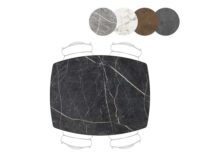 Palace, bartafel 150 x 120 cm - 4-poten (hoogte: 92 cm) - Onyx - Afbeelding 3