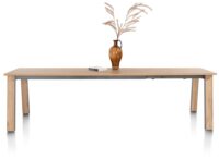 Delmonte, uitschuiftafel 150 (+ 60) x 90 cm