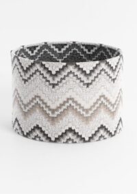 Beautiq Lush lampenkap 30 x 21cm - Antraciet