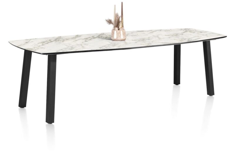 Palace, Bartafel 240 X 115 Cm - 4-Poten (Hoogte: 92 Cm) - Wit - Afbeelding 2