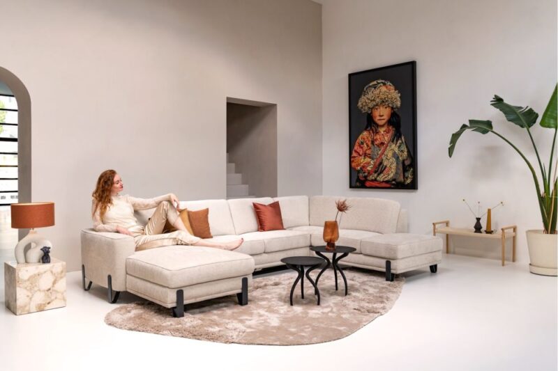 Denver, 2-Places - Accoudoir Droit - Creme - Image 3