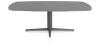 Saluti, TABLE OVAAL 210 X 105 CM. - CENTRALE POOT - GRAPHIET - Anthracite