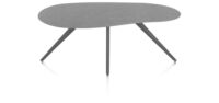Saluti, TABLE ORGANISCH 180 X 120 CM. - 4-POOTJES - GRAPHIET - Anthracite