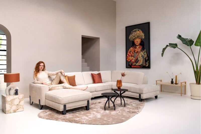 Denver, Poef / Hocker 60 X 60 Cm - Afbeelding 3