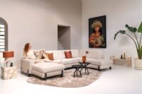 Denver, 1.5-places - accoudoir gauche - Creme - Image 3