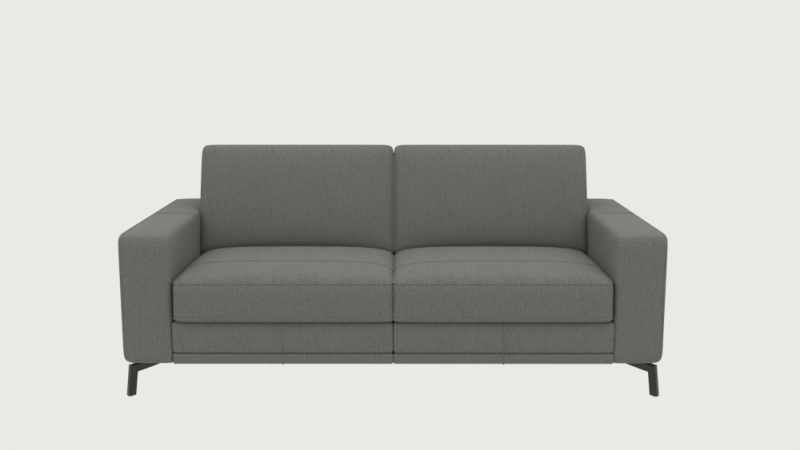 Denver, 3-Zits - Arm 3 - Poot 13 Cm. + Pocket - Livigno - Grijs - Afbeelding 1