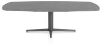 Saluti, TABLE OVAAL 240 X 110 CM. - CENTRALE POOT - GRAPHIET - Anthracite