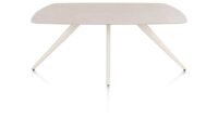 Saluti, table ovaal 180 x 105 cm. - 4-pootjes - cr&egrave;me - Light sand