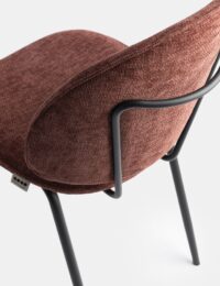 chaise - Burgundy red - Image 3