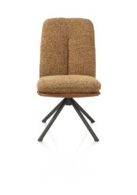 Theros, Eetkamerstoel 4-poots naturel eiken met relax-systeem - draaibaar - stof oregon/sevilla - Desert - Afbeelding 2