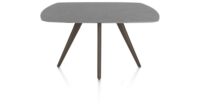 Saluti, TABLE OVAAL 150 X 105 CM. - 4-POOTJES - STEELBROWN - Anthracite