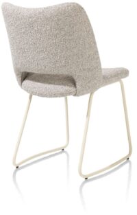 Kodi, eetkamerstoel - frame nebbia - stof Brioni - Kiezel - Afbeelding 2