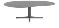 Saluti, TABLE ORGANISCH 240 X 120 CM. - CENTRALE POOT - GRAPHIET - Anthracite