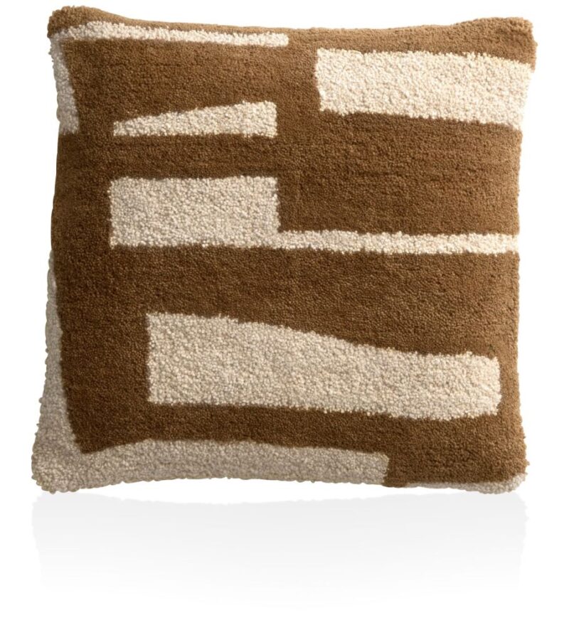Olivia Kussen 50X50Cm - Bruin - Afbeelding 1