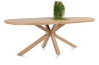 Nyborg, eetkamertafel 210 x 110 cm - Deens ovaal - centrale poot hout - Afbeelding 2
