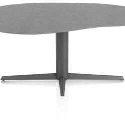 Saluti, EETKAMERTAFEL ORGANISCH 180 X 120 CM. - CENTRALE POOT - GRAPHIET - Antraciet