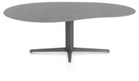 Saluti, TABLE ORGANISCH 210 X 120 CM. - CENTRALE POOT - GRAPHIET - Anthracite