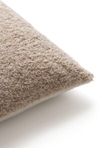 Teddy coussin 45x45cm - beige - Image 3