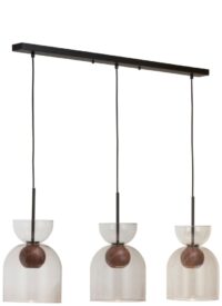 Skylar suspension 3*GU10 - Noir / anthracite - Image 2