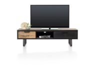 Avalon, tv-dressoir 160 cm - 2-laden + 1-niche - Driftwood