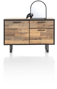 Avalon, dressoir 127 cm - 2-deuren + 1-lade - Driftwood