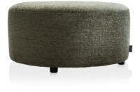 BeautiQ - Chic poef - rond 80 cm - Olijf
