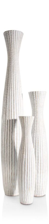 Milou vaas H134cm - Wit - Afbeelding 3