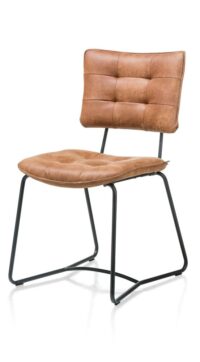 Julien, chaise - cadre noir - Corsica - Cognac