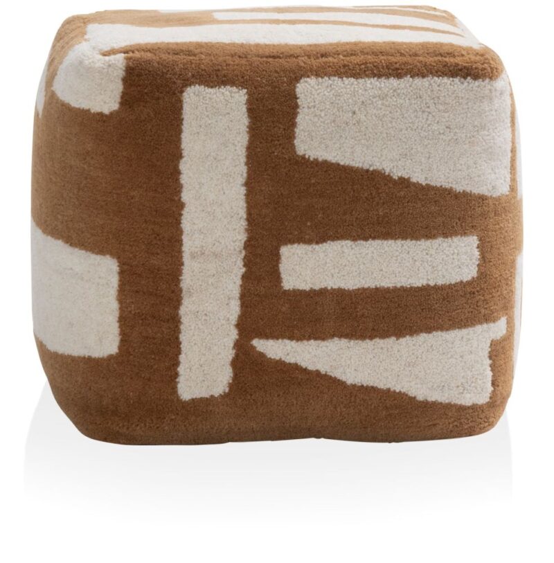 Olivia Pouf H40Cm - Brun - Image 1