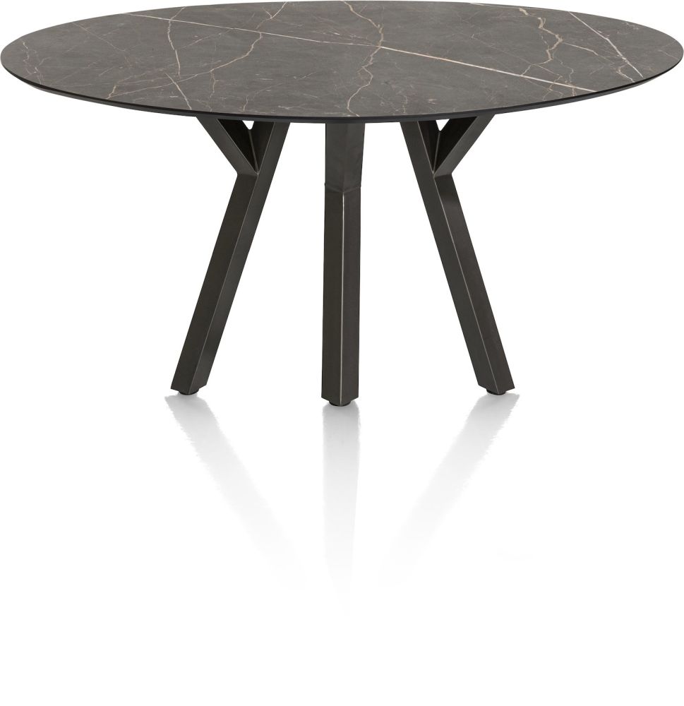 Minato, eetkamertafel - ellips - 180 x 100 cm. - Onyx