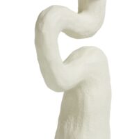 Debra bougeoir H30cm - Couleur creme - Image 3