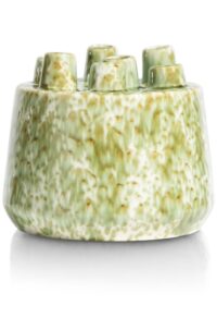 Safia vaas H21cm - Groen