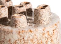 Safia vaas H21cm - Beige - Afbeelding 2