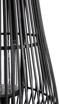 Philou windlicht H70,5cm - Zwart - Afbeelding 3