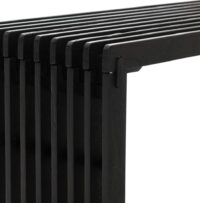 Lino bankje 96cm - Zwart - Afbeelding 3