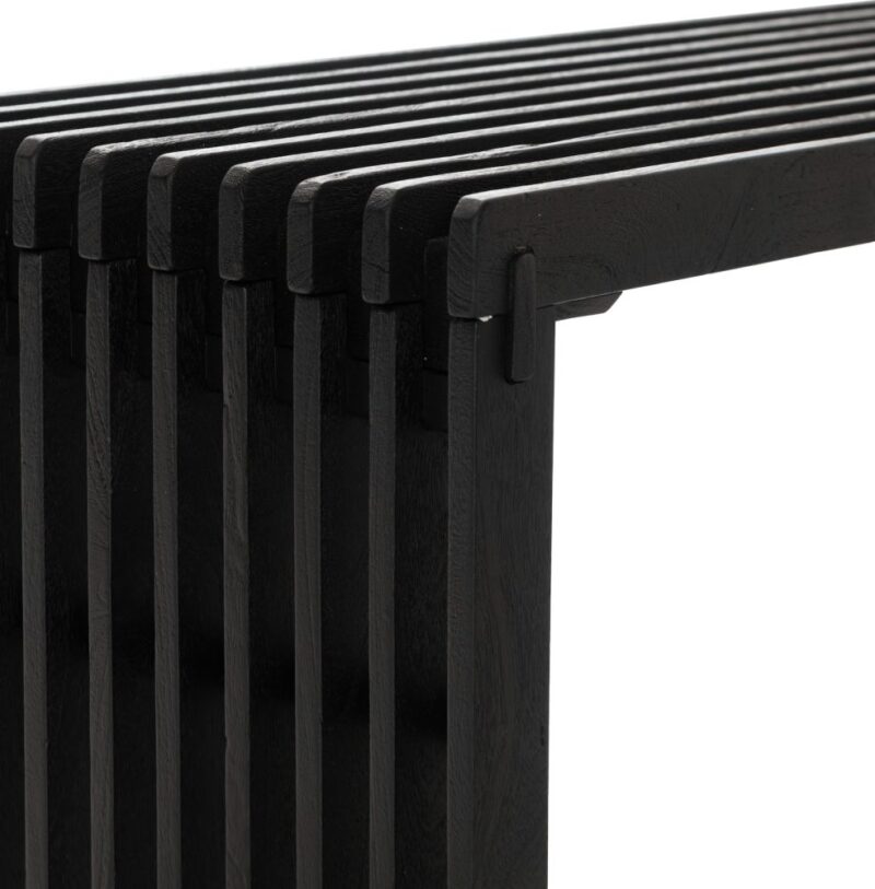 Lino Bankje 96Cm - Zwart - Afbeelding 3