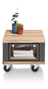 Jardin, bijzettafel 60 x 50 cm + 1-niche - Antraciet