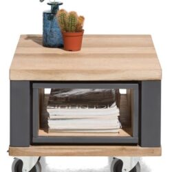 Jardin, bijzettafel 60 x 50 cm + 1-niche - Antraciet