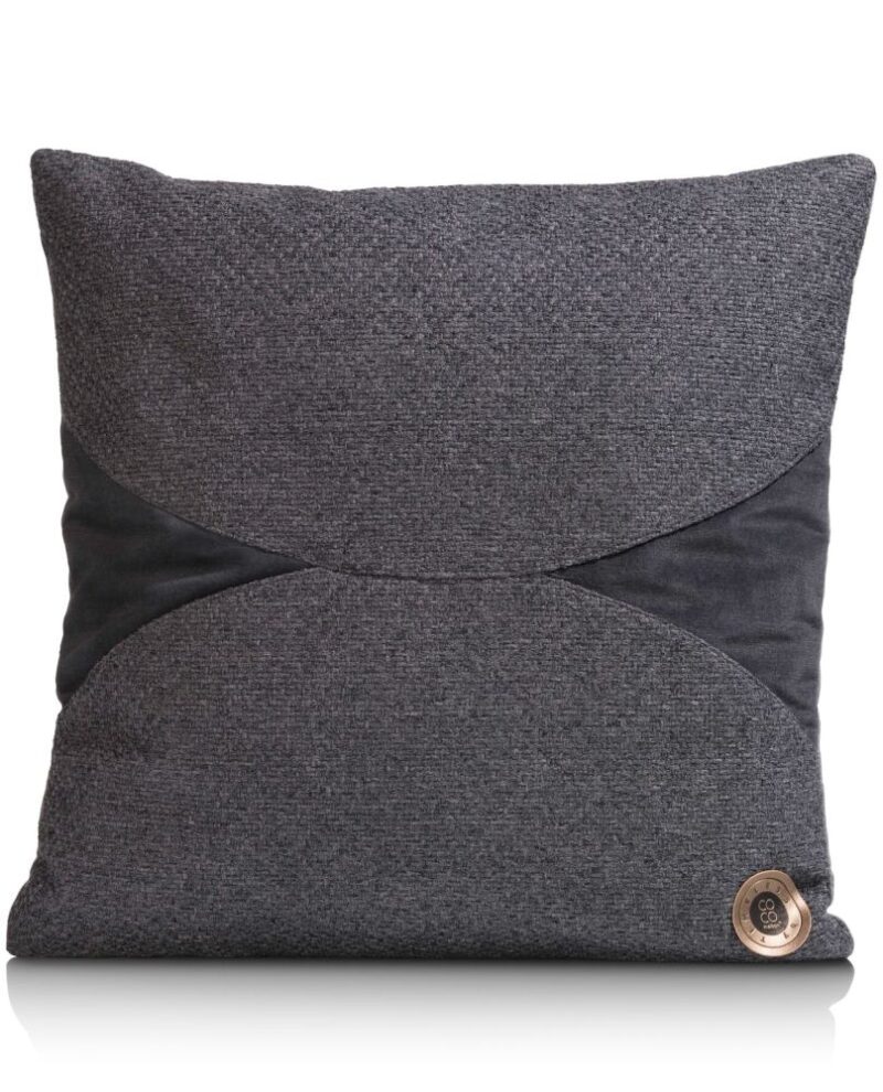 Timeless - Aria Kussen 45X45Cm - Antraciet - Afbeelding 1